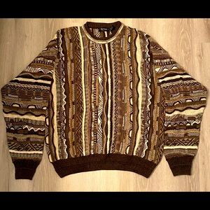 Vintage 90s Italy Lorenzo COOGI style Sweater - Men’s Large | Brand new